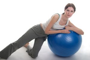 Como perder gordura da barriga na esfera do exercício