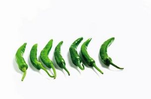 Substitutos para Green Chili Peppers