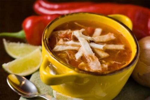 Como fazer Vegetariana Tortilla Soup