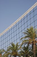 Especificações de distância para a instalação do Voleibol Pólo Net