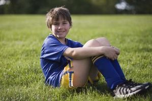 Problemas com os filhos jovens de esportes recreativos