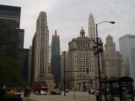 A Lista de hotéis no centro de Chicago