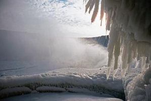 Atividades de Inverno em Niagara Falls, EUA