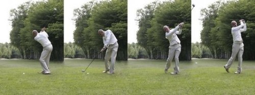 A técnica adequada para uma tacada de golfe